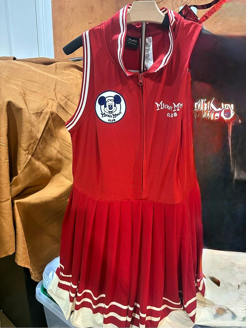 Disney Mickey Mouse Club dress Striped Dress in Red & White Size 2x NWT